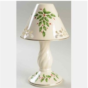 LENOX Candle Lamp w/ Shade Holiday